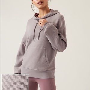 Athleta Balance Waffle Hoodie Size XL